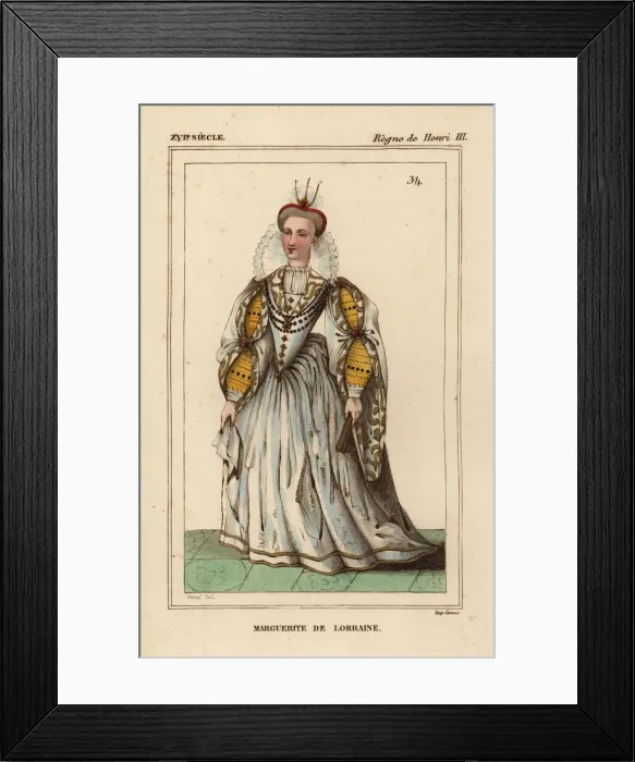 Framed Print : Marguerite de Lorraine (1564-1625). Marguerite Framed Print : Marguerite de Lorraine (1564-1625). Marguerite