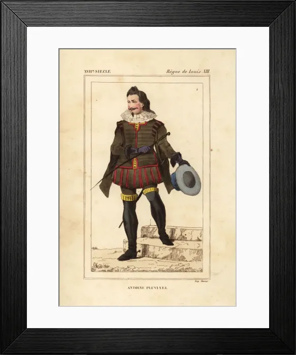 Framed Print : Antoine du Pluvinel, French riding master, 1552-1620 Framed Print : Antoine du Pluvinel, French riding master, 1552-1620