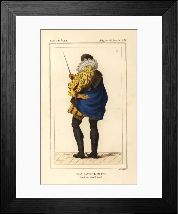 Framed Print : Jean Baptiste Budes, Comte de Guebriant, 1602-1643 Framed Print : Jean Baptiste Budes, Comte de Guebriant, 1602-1643