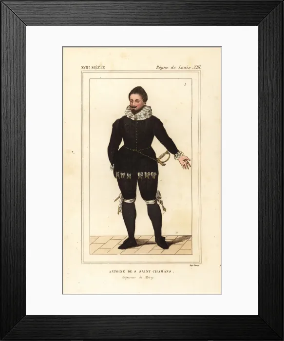 Framed Print : Antoine de Saint Chamans, Lord of Mery, 1563-1627 Framed Print : Antoine de Saint Chamans, Lord of Mery, 1563-1627