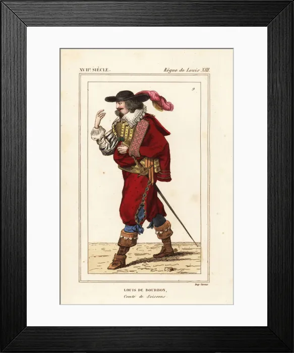 Framed Print : Louis de Bourbon, Count of Soissons 1604-1641 Framed Print : Louis de Bourbon, Count of Soissons 1604-1641