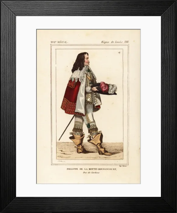 Framed Print : Philippe, comte de la Mothe-Houdancourt, Duke of Cardona Framed Print : Philippe, comte de la Mothe-Houdancourt, Duke of Cardona
