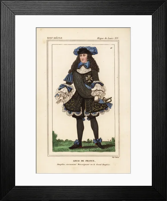 Framed Print : Louis de France, Dauphin, son of King Louis Framed Print : Louis de France, Dauphin, son of King Louis