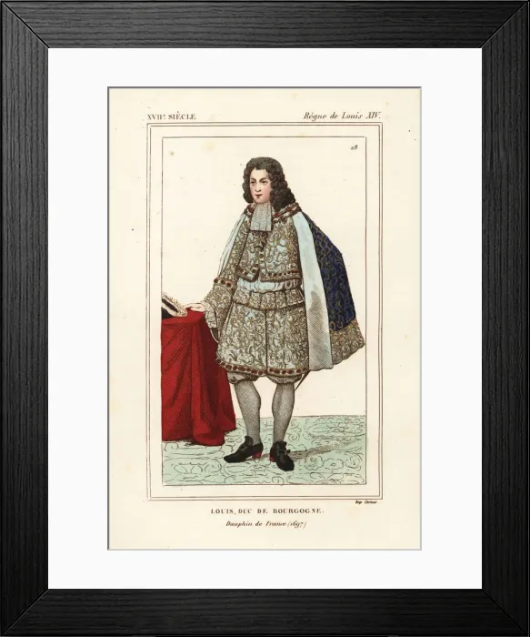 Framed Print : Louis, Duke of Burgundy and Petit Dauphin Framed Print : Louis, Duke of Burgundy and Petit Dauphin