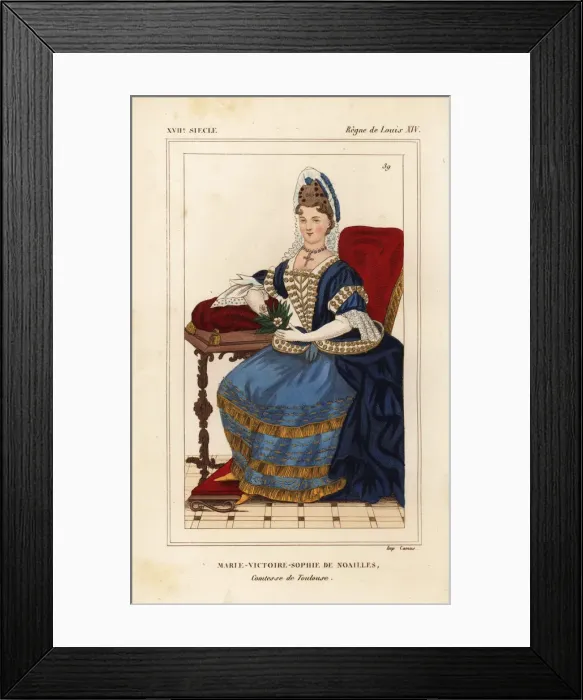 Framed Print : Marie-Victoire-Sophie de Noailles, Comtesse Framed Print : Marie-Victoire-Sophie de Noailles, Comtesse