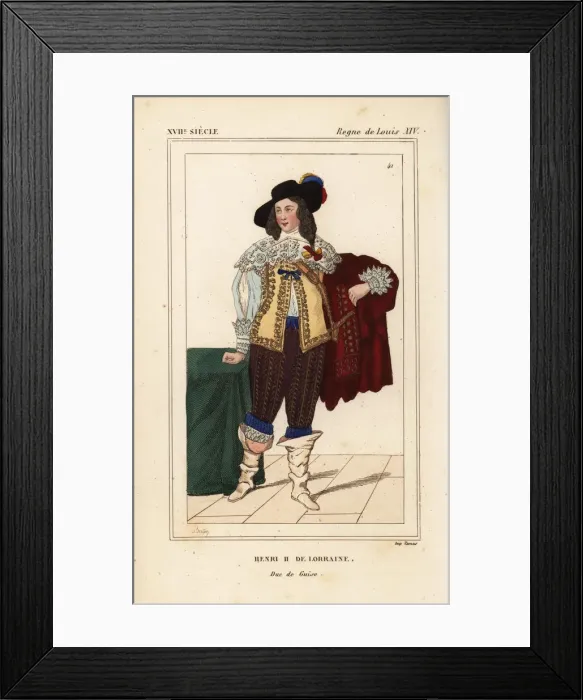 Framed Print : Henry II de Lorraine, 5th Duke of Guise (1614-1664) Framed Print : Henry II de Lorraine, 5th Duke of Guise (1614-1664)