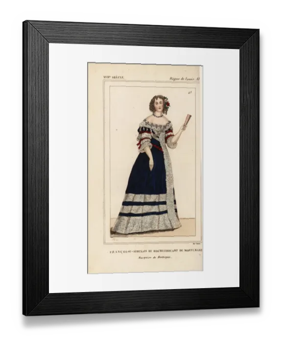 Framed Print : Madame de Montespan, mistress of King Louis XIV Framed Print : Madame de Montespan, mistress of King Louis XIV