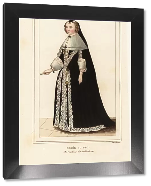 Renee du Bec, Marechale de Guebriant, widow