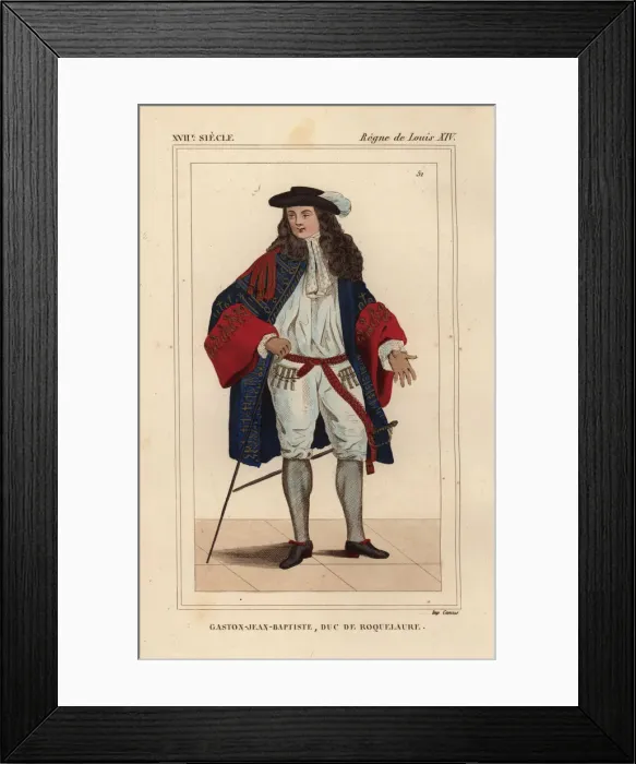 Framed Print : Gaston Jean Baptiste de Roquelaure (1615-1683) Framed Print : Gaston Jean Baptiste de Roquelaure (1615-1683)