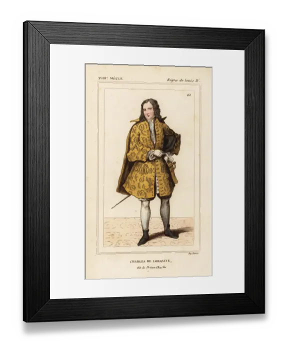 Framed Print : Charles de Lorraine, Prince Charles, Count Framed Print : Charles de Lorraine, Prince Charles, Count