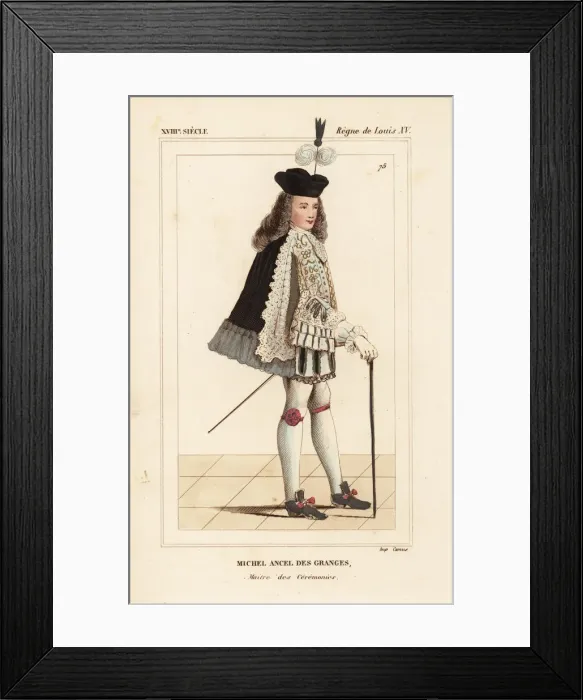 Framed Print : Michel Ancel des Granges, Maitre des Ceremonies Framed Print : Michel Ancel des Granges, Maitre des Ceremonies