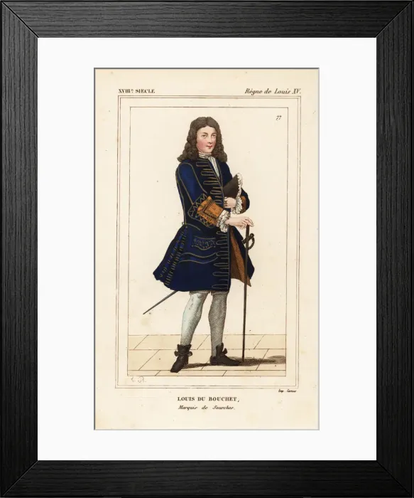 Framed Print : Louis II du Bouchet, 3rd Marquis of Sourches Framed Print : Louis II du Bouchet, 3rd Marquis of Sourches