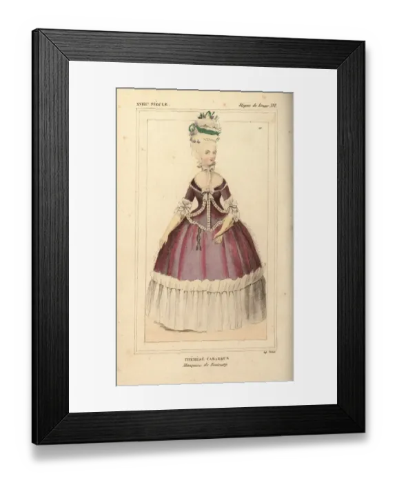Framed Print : Therese Cabarrus, Madame Tallien, salonist Framed Print : Therese Cabarrus, Madame Tallien, salonist