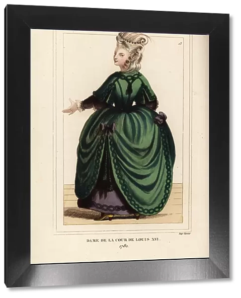 Lady of the court of King Louis XVI, France, 1782