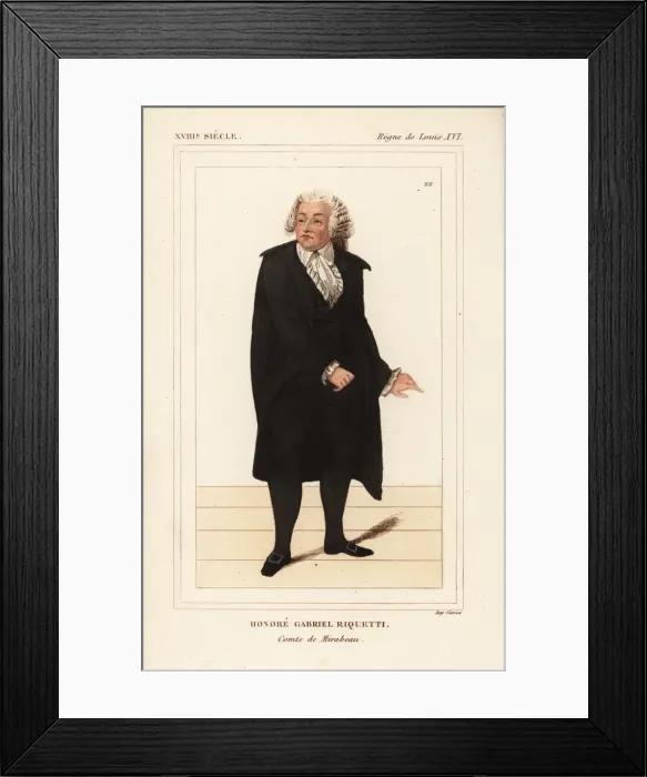 Framed Print : Honore Gabriel Riqueti, Comte de Mirabeau 1749-1791 Framed Print : Honore Gabriel Riqueti, Comte de Mirabeau 1749-1791