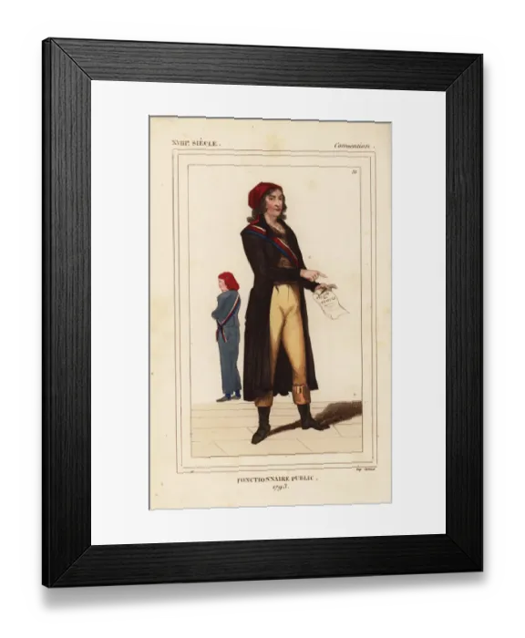 Framed Print : Public officer of the revolutionary era Framed Print : Public officer of the revolutionary era