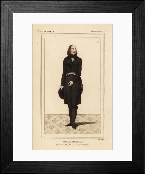 Framed Print : Francois-Antoine Boissy d Anglas, President Framed Print : Francois-Antoine Boissy d Anglas, President