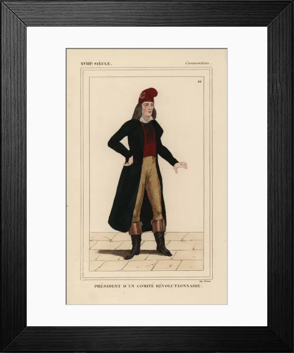 Framed Print : President of a revolutionary committee, National Framed Print : President of a revolutionary committee, National