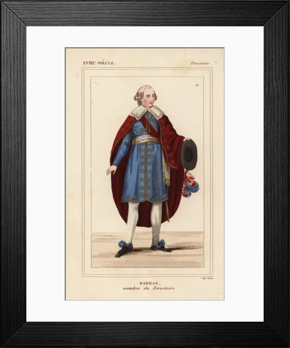 Framed Print : Paul Francois Jean Nicolas, Vicomte de Barras Framed Print : Paul Francois Jean Nicolas, Vicomte de Barras