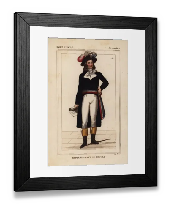 Framed Print : Peoples representative, French Directory Era Framed Print : Peoples representative, French Directory Era