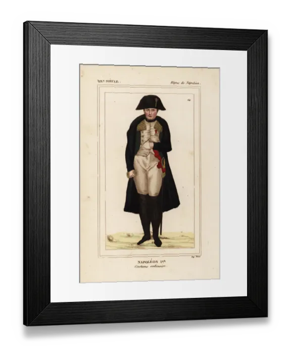 Framed Print : Emperor Napoleon Ist, costume ordinaire, 1804 Framed Print : Emperor Napoleon Ist, costume ordinaire, 1804