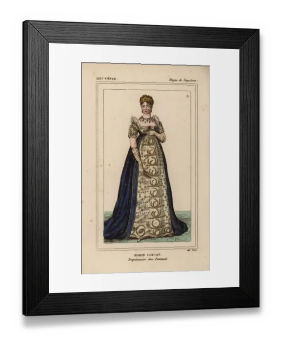 Framed Print : Marie Louise, Empress of France, Duchess of Parma 1791-1847 Framed Print : Marie Louise, Empress of France, Duchess of Parma 1791-1847