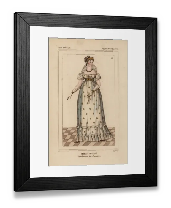 Framed Print : Marie Louise, Empress of France, Duchess of Parma 1791-1847 Framed Print : Marie Louise, Empress of France, Duchess of Parma 1791-1847