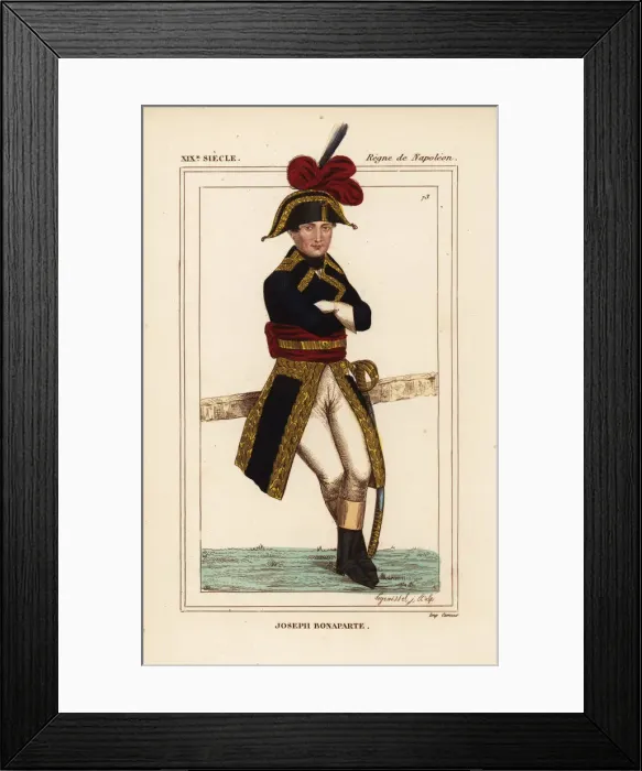 Framed Print : Joseph Bonaparte, French diplomat and nobleman Framed Print : Joseph Bonaparte, French diplomat and nobleman