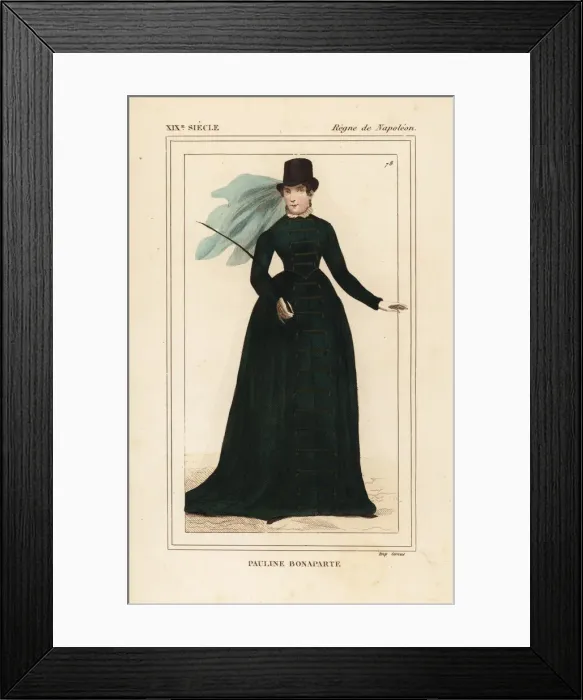 Framed Print : Pauline Bonaparte, Duchess of Guastalla, sister Framed Print : Pauline Bonaparte, Duchess of Guastalla, sister