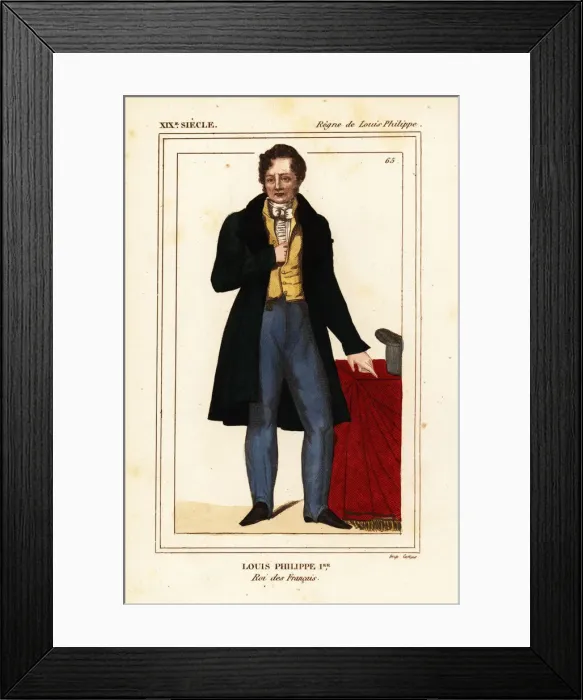 Framed Print : King Louis Philippe I of France 1773-1850 Framed Print : King Louis Philippe I of France 1773-1850