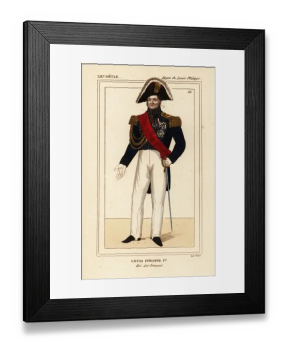 Framed Print : King Louis Philippe I of France 1773-1850 Framed Print : King Louis Philippe I of France 1773-1850