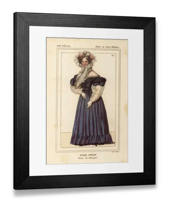 Framed Print : Marie Amelia of Naples and Sicily, wife of Framed Print : Marie Amelia of Naples and Sicily, wife of