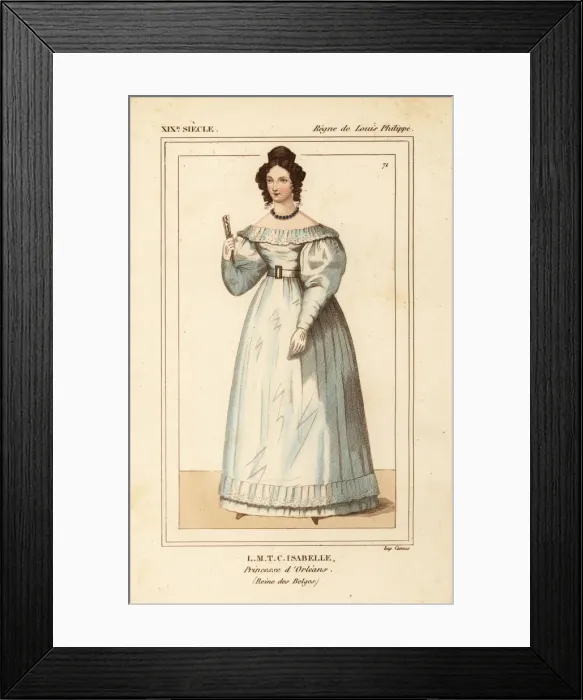 Framed Print : Louise of Orleans, 1812-1850 Framed Print : Louise of Orleans, 1812-1850