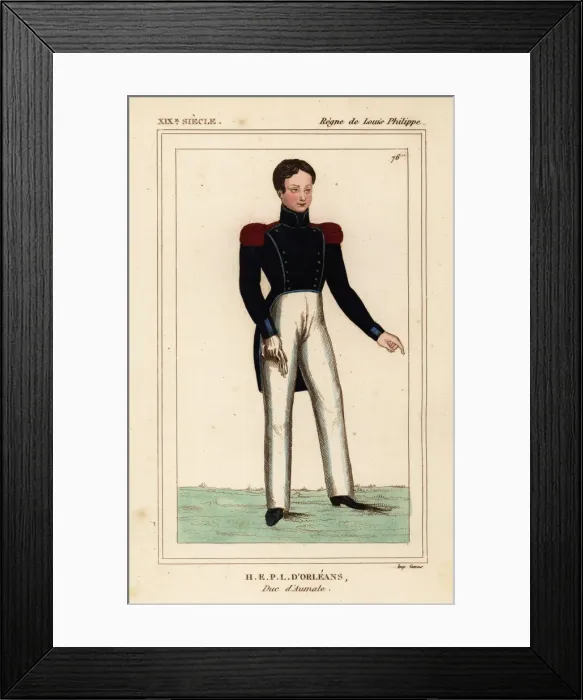 Framed Print : Henry of Orleans, Duke of Aumale 1822-1897 Framed Print : Henry of Orleans, Duke of Aumale 1822-1897
