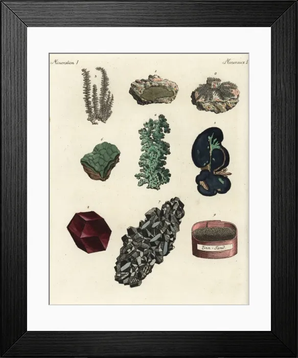 Framed Print : Precious metals including gold, silver, copper and tin Framed Print : Precious metals including gold, silver, copper and tin