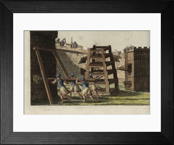 Framed Print : Roman siege engines Framed Print : Roman siege engines