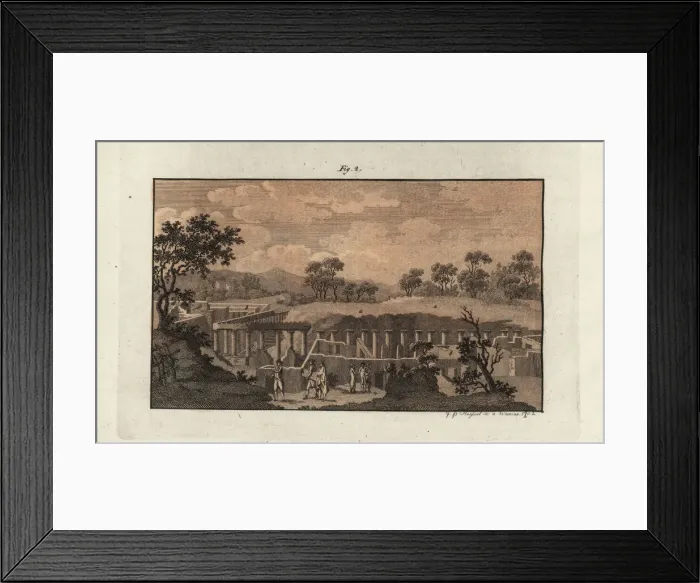 Framed Print : The military barracks at Pompeii Framed Print : The military barracks at Pompeii