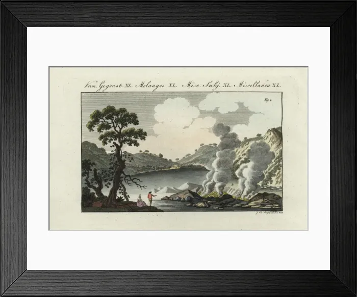Framed Print : Fumarole or sulphuric gases at Solfatara Framed Print : Fumarole or sulphuric gases at Solfatara
