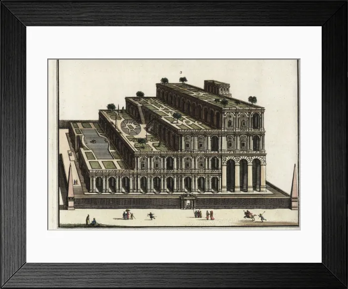 Framed Print : Hanging gardens of Babylon