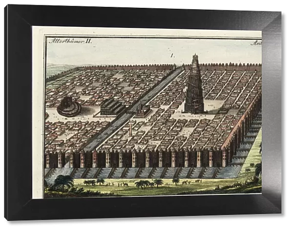 The city walls of Babylon