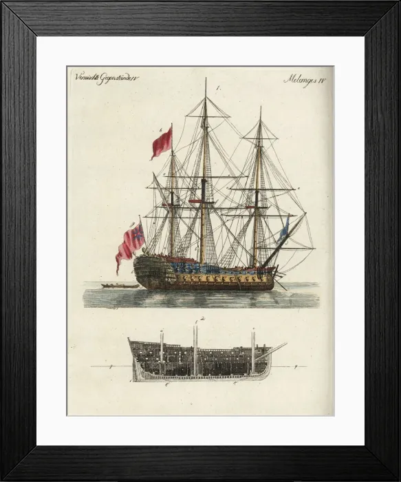 Framed Print : Ship of the line Framed Print : Ship of the line