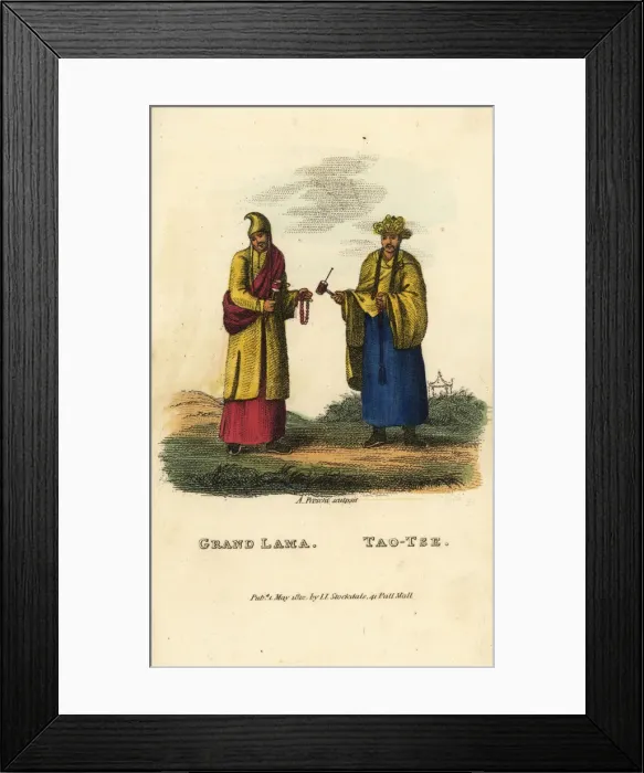 Framed Print : Grand Lama and Tao-Tse Framed Print : Grand Lama and Tao-Tse