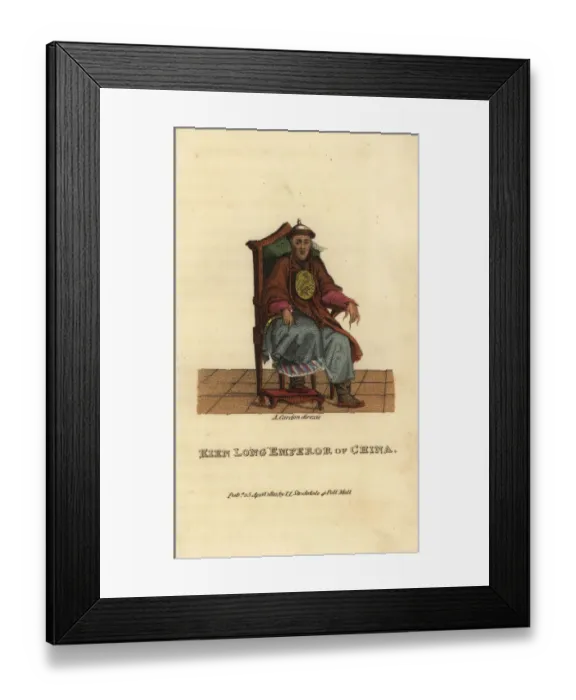 Framed Print : Kien Long (Qianlong) Emperor of China, sixth Framed Print : Kien Long (Qianlong) Emperor of China, sixth