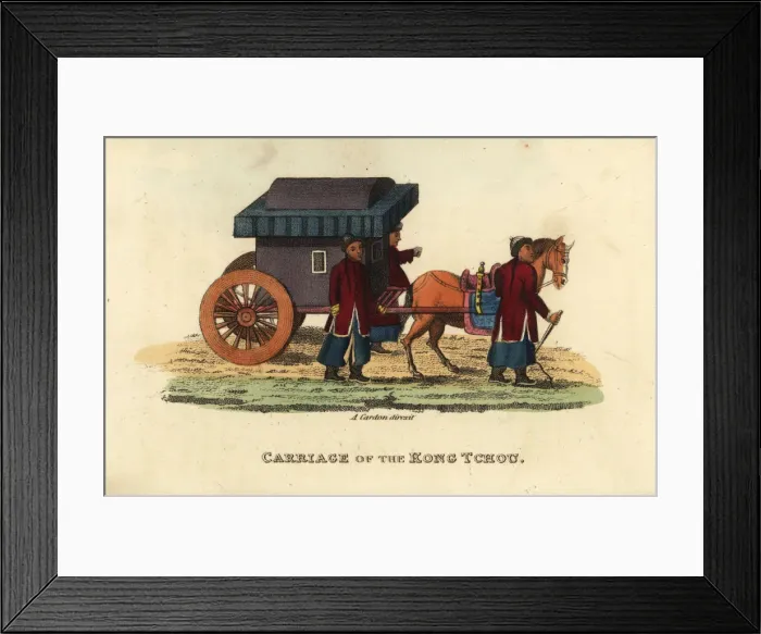 Framed Print : Carriage of the Kong Tchou, the Qing Emperor s Framed Print : Carriage of the Kong Tchou, the Qing Emperor s