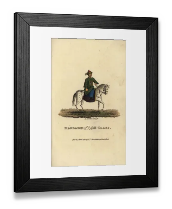 Framed Print : A Mandarin (magistrate) of the Fifth Class Framed Print : A Mandarin (magistrate) of the Fifth Class