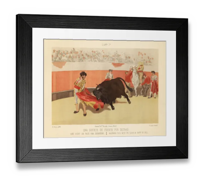 Framed Print : Matador making a reverse pass with the cloak Framed Print : Matador making a reverse pass with the cloak