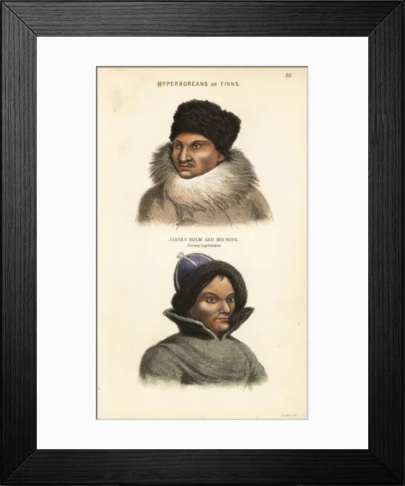 Framed Print : Sami people or Lapps Framed Print : Sami people or Lapps