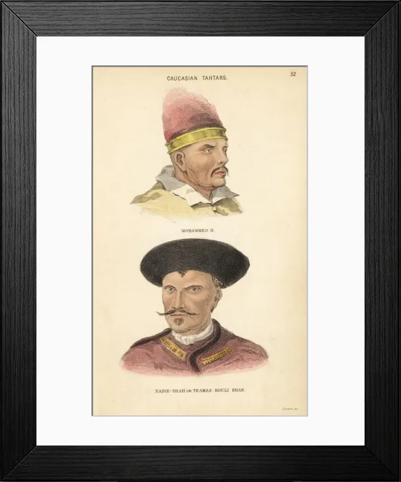 Framed Print : Mehmed the Conqueror and Nadir Shah Framed Print : Mehmed the Conqueror and Nadir Shah