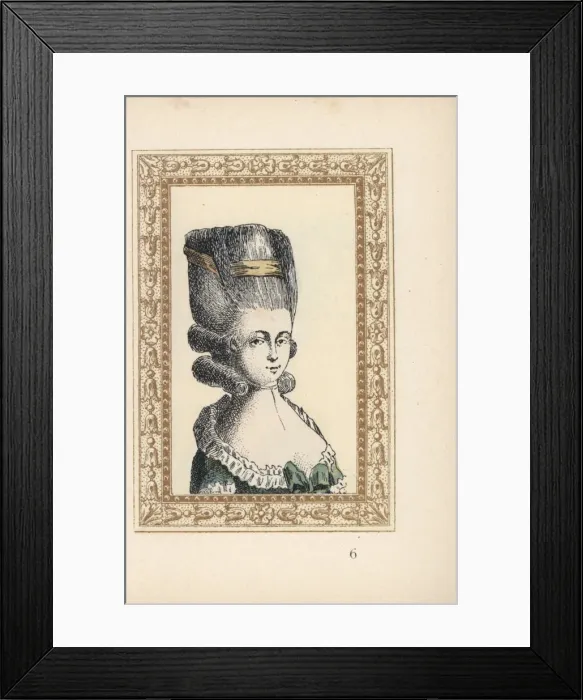 Framed Print : Woman in hedgehog hairstyle with ribbon Framed Print : Woman in hedgehog hairstyle with ribbon