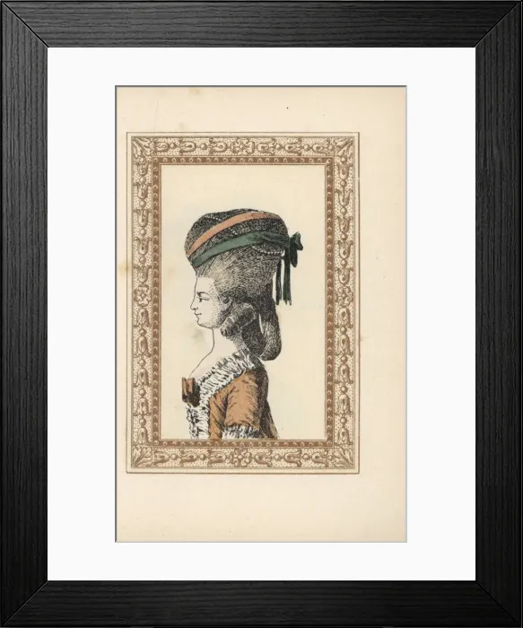 Framed Print : Woman in the sleeping dog hairstyle Framed Print : Woman in the sleeping dog hairstyle